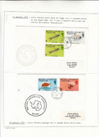 Territorio Antartico Britannico, 2 Cover 1986 - 1987 - Lettres & Documents