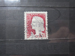 VEND BEAU TIMBRE DE FRANCE N° 1263 , OBLITERATION " RENNES " !!! - 1960 Marianne (Decaris)