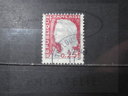 VEND BEAU TIMBRE DE FRANCE N° 1263 , OBLITERATION " TOULOUSE " !!! - 1960 Marianne (Decaris)