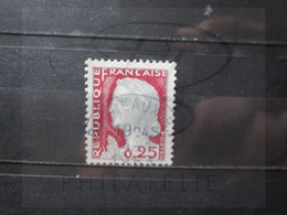 VEND BEAU TIMBRE DE FRANCE N° 1263 , OBLITERATION " BORDEAUX " !!! (a) - 1960 Marianne (Decaris)