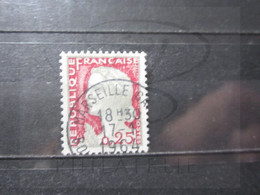 VEND BEAU TIMBRE DE FRANCE N° 1263 , OBLITERATION " MARSEILLE " !!! (c) - 1960 Marianne Of Decaris