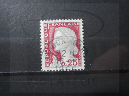 VEND BEAU TIMBRE DE FRANCE N° 1263 , OBLITERATION " DIJON-GARE " !!! - 1960 Marianne Of Decaris