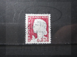 VEND BEAU TIMBRE DE FRANCE N° 1263 , OBLITERATION " CHANTILLY " !!! - 1960 Marianne (Decaris)