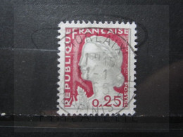 VEND BEAU TIMBRE DE FRANCE N° 1263 , OBLITERATION " MORLAIX " !!! - 1960 Marianne Van Decaris