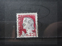 VEND BEAU TIMBRE DE FRANCE N° 1263 , OBLITERATION " SACLAS " !!! - 1960 Marianne (Decaris)