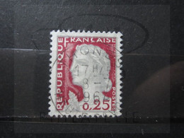 VEND BEAU TIMBRE DE FRANCE N° 1263 , OBLITERATION " THONES " !!! (a) - 1960 Marianne Of Decaris