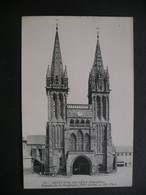 Saint-Pol-de-Leon(Finistere).Facade De La Basilique - Saint-Pol-de-Léon