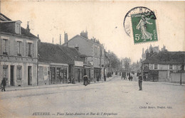 89-AUXERRE-PLACE SAINT-AMÂTRE ET RUE DE L'ARQUEBUSE - Auxerre