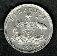 Australia 1951 Sixpence PL - Sixpence