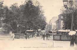 90-BELFORT- PASSAGE A NIVEAU DU FAUBOURG DE FRANCE - Belfort - Ville
