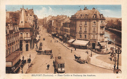 90-BELFORT- PLACE CORBIS ET FAUBOURG DES ANCÊTRES - Belfort - Ville