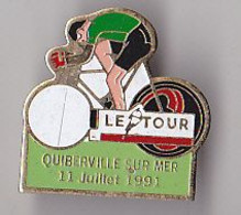 PIN'S THEME SPORTS / CYCLISME TOUR DE FRANCE 11 JUILLET 1991 HERMEVILLE - Cyclisme