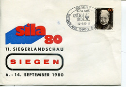 Germany Special Cover - Siegen Exhibition Sila80 - 2000 – Hannover (Duitsland)