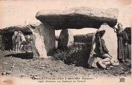 CPA - MÉGALITHES - ST POL De LEON (29) - Dolmens De Caravel ... LOT 2 CP à Saisir - Dolmen & Menhirs