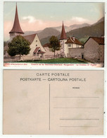 Suisse // Schweiz // Vaud // Rougemont, Le Château Et L'église - Rougemont