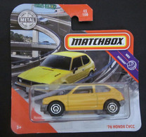 '76 Honda CVCC  Matchbox   NEW BLISTER - Matchbox (Mattel)