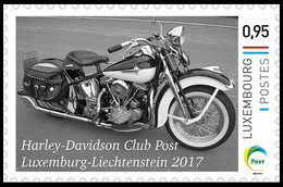 MY STAMP** - Timbre Privé / Privézegel - Harley-Davidson Club Post - Luxembourg - Lichtenstein - 2017 - Motorbikes