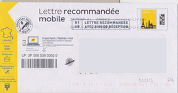 Prêt à Poster Lettre Recommandée Mobile R1AR Au Verso  Lot 47K/243817 Ecologic .....pensez Au Tri - Prêts-à-poster:  Autres (1995-...)