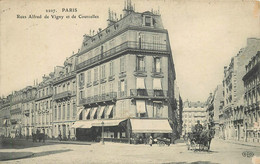 PARIS -  Rue  Alfred De Vigny Et De Courcelles (ELD éditeur). - Arrondissement: 08
