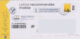 Prêt à Poster Lettre Recommandée Mobile R1AR Au Verso  Lot 47K/209290  Ecologic .....papiers Agissez Pour Le Recyclage - Prêts-à-poster:  Autres (1995-...)
