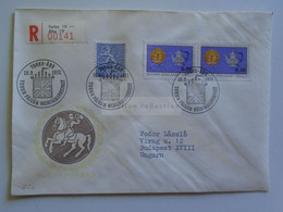D179686   Suomi Finland Registered Cover    - Cancel TURKU ABO   1971  Sent To Hungary - Covers & Documents