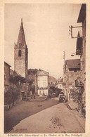 CPA 05 REMOLLON LE CLOCHER ET RUE PRINCIPALE - Sonstige & Ohne Zuordnung