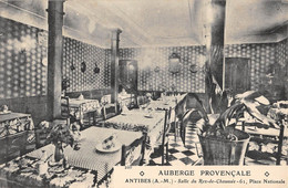 CPA 06 ANTIBES AUBERGE PROVENCALE SALLE DU REZ DE CHAUSSEE PLACE NATIONALE - Other & Unclassified