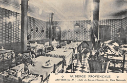 CPA 06 ANTIBES AUBERGE PROVENCALE SALLE DU REZ DE CHAUSSEE PLACE NATIONALE - Sonstige & Ohne Zuordnung