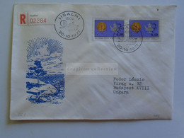 D179724    Suomi Finland Registered Cover - Cancel IISALMI 1971   Sent To Hungary - Brieven En Documenten