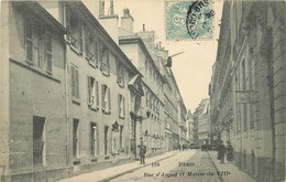 PARIS - Mairie Du 8em Arrondissement, Rue D'Anjou . - Arrondissement: 08