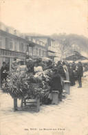 CPA 06 NICE MARCHE AUX FLEURS - Markets, Festivals