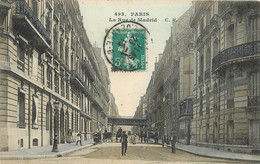 PARIS - La Rue De Madrid. - Arrondissement: 08