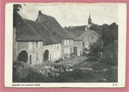 67 - EHWEILER Im Krummen ELSASS - Eglise - Vue Du Village - 2 Scans - Schiltigheim