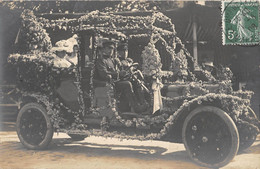 CPA 06 CARTE PHOTO CERTAINEMENT EN COTE D'AZUR VOITURE FLEURI - Other & Unclassified