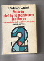 STORIA DELLA LETTERATURA ITALIANA VOLUME SECONDO   42 - Histoire, Philosophie Et Géographie