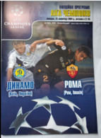 Football Program UEFA Champions League 2004-05 Dynamo Kyev Ukraine - FC Roma Italy - Livres