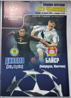 Football Program UEFA Champions League 2004-05 Dynamo Kyev Ukraine - Bayer 04 Leverkusen Germany - Bücher