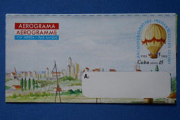 T27 CUBA BELLE LETTRE AEROGRAMME 1983 PRIMERO VUELO NON VOYAGEE NEUVE - Airmail