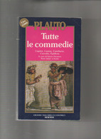 PLAUTO TUTTE LE COMMEDIE  51 - Histoire, Philosophie Et Géographie