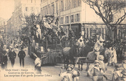 CPA 06 CARNAVAL DE CANNES 1909 LES SURPRISES D'UN GARDE FORESTIER - Cannes