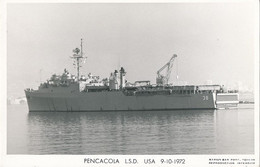 CPSM Photographique - PENCACOLA L.S.D. - USA 9/10/1972 - Warships