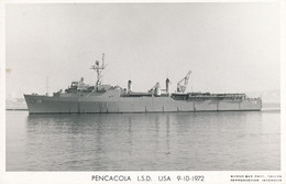 CPSM Photographique - PENCACOLA L.S.D. - USA 9/10/1972 - Warships