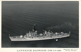 CPSM Photographique - LAWRENCE DESTROYER USS 5/5/1963 - Oorlog