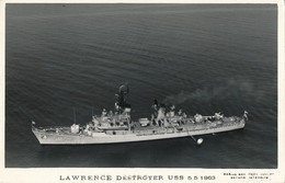 CPSM Photographique - LAWRENCE DESTROYER USS 5/5/1963 - Warships