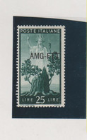 ITALY TRIESTE A 1949 AMG-FTT 25 L  MNH - Nuovi