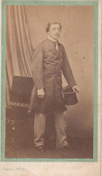 Photo Pierre Petit CDV Tirage Albuminé Homme - Anonyme Personen