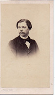 Photo Pierre Petit CDV Tirage Albuminé Portrait D'homme. - Anonymous Persons