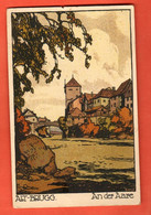 ZOOP-13  Litho  ALT-BRUGG  An Der Aare.  Stempel Militär-Post.  Gelaufen. Verlag Trüb - Brugg