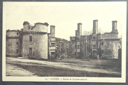CPA 29 CLEDER - Ruines De Kerdournadeac'h - Collection Cautour Cléder N° 15 - Ref. B 96 - Cléder