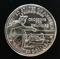 Quarter Dollar USA CROSSING THE DELAWARE 2021 D Unc LIBERTY - Unclassified